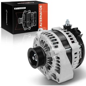 A-Premium Alternator Compatible with Chevrolet Silverado 2500 HD 3500 HD, Suburban, Suburban 3500 HD, Express & GMC Sierra 2500 HD 3500 HD, Savana, 4.3L 4.8L 6.0L, 12V 220A 6-Groove Pulley Clockwise