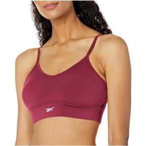 Reebok Women's Skinny Strap Lux Sports Bra, Medium Support
