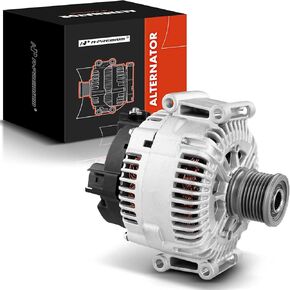 A-Premium Alternator Compatible with Jeep Grand Cherokee & Mercedes-Benz E280, E300, E320, ML320, Sprinter 2500 3500 & Dodge & Freightliner, V6 3.0L, 180A 12V CW 7-Groove Clutch Pulley