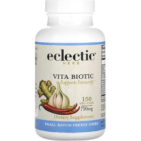 Eclectic Institute Vitabiotic Immune New in Capsules, 150 Non-GMO Veg caps