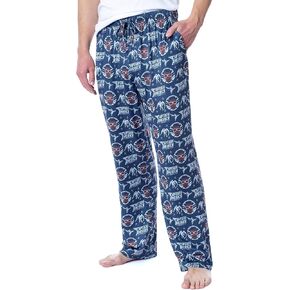 Marvel Mens' The Falcon Captain America Tossed Print Pajama Pants
