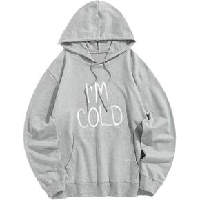 Women's Hoodies Long Sleeve Pullover Drawstring Sweatshirt Cute Graphic Hoodies with Pocket