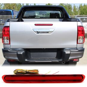 LED Center High Mount Tailgate Stop Lamp for Toyota Hilux Revo 2015-2022 Third Brake Reflector Tail Light w/Dynamic Sequential Turn Signal