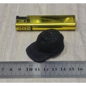 ximitoy 1/6 Scale Black Hat Duckbill Cap Model for 12" Female & Male Accessories