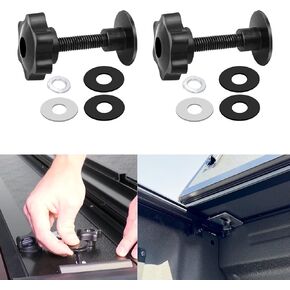 4 Set 254A0001 Tonneau Cover Clamp Service Kit - Elevator Bolt Assembly, Fit for Hard Folding Truck Bed Tonneau Cover, Universal Fit