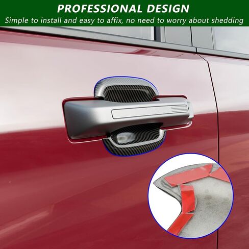 Exterior Door Handle Bowl Cover Trim Compatible with 22-25 Ford Maverick 21-24 Ford Bronco Sport Replacement for 2022-2025 Ford Maverick Accessories (Door Handle Bowl Cover,Glossy Black) in Saudi Arabia