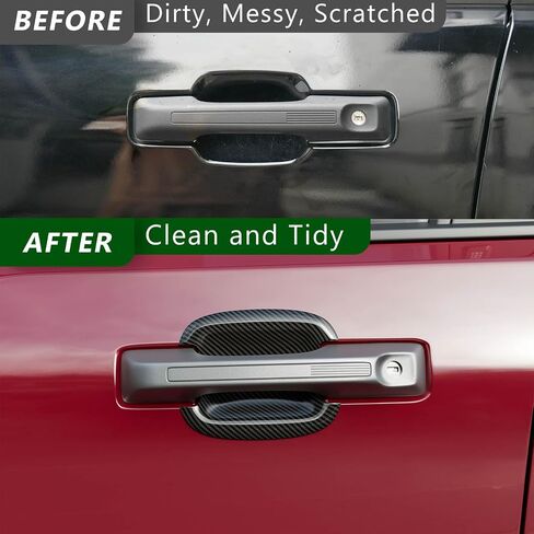 Exterior Door Handle Bowl Cover Trim Compatible with 22-25 Ford Maverick 21-24 Ford Bronco Sport Replacement for 2022-2025 Ford Maverick Accessories (Door Handle Bowl Cover,Glossy Black) in Saudi Arabia