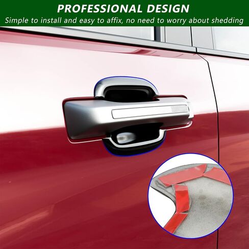 Exterior Door Handle Bowl Cover Trim Compatible with 22-25 Ford Maverick 21-24 Ford Bronco Sport Replacement for 2022-2025 Ford Maverick Accessories (Door Handle Bowl Cover,Glossy Black) in Saudi Arabia
