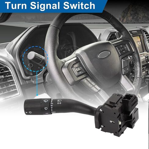 X AUTOHAUX 1 Pc Steering Column Turn Signal Switch Lever Multifunction Combination Switch No.AR3Z13K359AA for Ford for Mustang 2010-2014 in Saudi Arabia