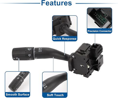 X AUTOHAUX 1 Pc Steering Column Turn Signal Switch Lever Multifunction Combination Switch No.AR3Z13K359AA for Ford for Mustang 2010-2014 in Saudi Arabia