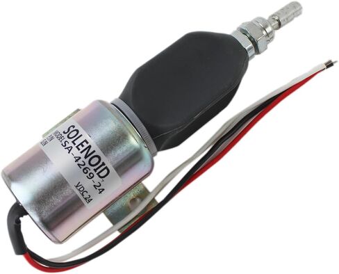 SA-4269-24 600-815-7550 وقف الملف اللولبي منع تسرب الوقود صمام الملف اللولبي 24V لكوماتسو PC60-7 PC128UU-1 PC75UU-2 WA320-3 حفارة in Kuwait