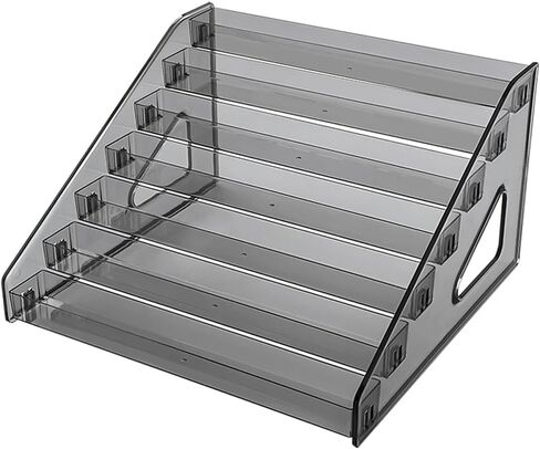Paint organizer for acrylic painting (7 Tier) & Paint Brush Holder (26 Slots) for Paint Tube Storage,Acrylic Paint Organizer,Paint Holder,Clear Paint Bottle Rack for Alcohol Inks, Food Coloring in Saudi Arabia