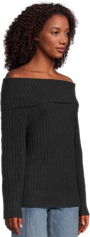 Madewell Women's Marl Cozy Cotton Richmond Off-The-Shoulder in Kuwait