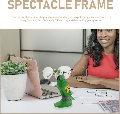 Alipis الببغاء نظارات الإطار الطيور حامل النظارات الحيوانات الأليفة حامل النظارات حامل النظارات الزخرفية حامل مكتب مكتب ديكورات سطح المكتب ديكور النظارات الشمسية عرض حامل تمثال الخشب سطح المكتب in Kuwait