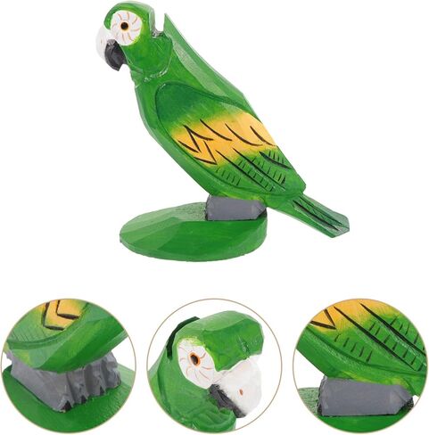 Alipis الببغاء نظارات الإطار الطيور حامل النظارات الحيوانات الأليفة حامل النظارات حامل النظارات الزخرفية حامل مكتب مكتب ديكورات سطح المكتب ديكور النظارات الشمسية عرض حامل تمثال الخشب سطح المكتب in Kuwait