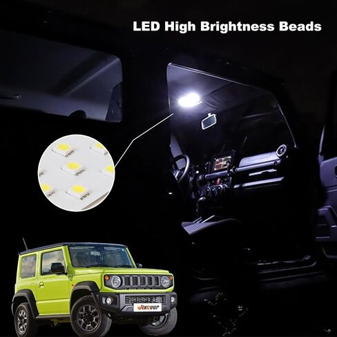 Led Interior Reading Trunk Lamp Bulb Dome Map lights Compatible with Suzuki Jimny JB64 JB74W 2019-2022 (Clear Lens) in Saudi Arabia