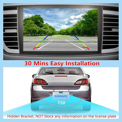 Rearview Car Backup Camera for Car Trucks, SUVs, Pickups, 4.3-Inch IPS Monitor,Night Vision, DIY Guide Lines, Front/Rear View Camera Switch, Dual Brackets Install (K4301) in Saudi Arabia