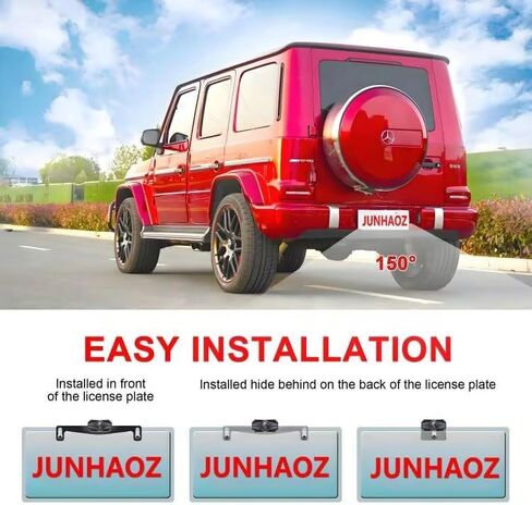 Rearview Car Backup Camera for Car Trucks, SUVs, Pickups, 4.3-Inch IPS Monitor,Night Vision, DIY Guide Lines, Front/Rear View Camera Switch, Dual Brackets Install (K4301) in Saudi Arabia