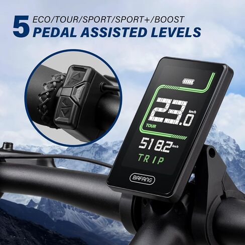 BAFANG Ebike Display DZ41 for M620, M600, M560, M510, M420 mid Motors, E-Bike Display Bike Computer with 0-9 PAS CAN Protocol in Saudi Arabia
