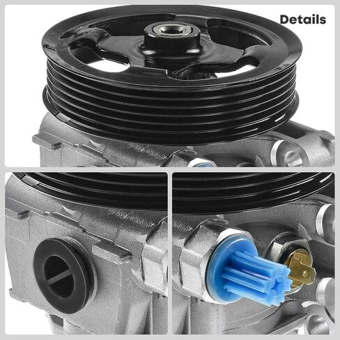 مضخة توجيه كهربائية YHTAUTO مع استبدال بكرة لمازدا 6 2003 2004 2005 2006 2007 2008 L4 2.3L، مضخة مساعدة الطاقة in Saudi Arabia