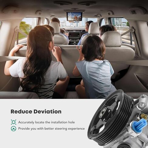 مضخة توجيه كهربائية YHTAUTO مع استبدال بكرة لمازدا 6 2003 2004 2005 2006 2007 2008 L4 2.3L، مضخة مساعدة الطاقة in Saudi Arabia