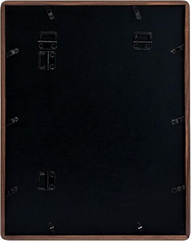 Recuerdos 18x24 Picture Frame in Natural Walnut Wood, Rectangular 18x24 Frame with 16x20 Mat for Wall Mount or Tabletop Display in Saudi Arabia