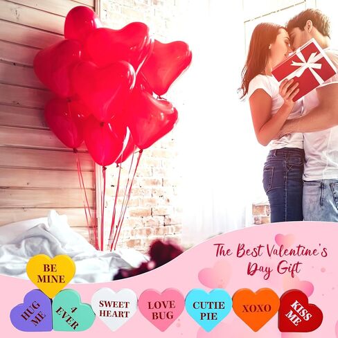 8 قطع عيد الحب على شكل قلب خشبي، لافتة رومانسية لعيد الحب، صينية متدرجة ديكور Be Mine، زينة قلوب خشبية قائمة بذاتها، علامات خشبية على شكل قلب مع كلمات محببة لتزيين حفلات الزفاف المنزلية in Kuwait