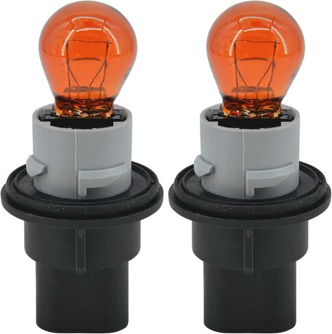 2pcs Turn Signal Light Socket with Bulb Compatible with 05-12 Dodge Caliber Dakota Challenger Charger Magnum, 05-10 Chrysler 300 Replace 5191189AA L00003157A in Saudi Arabia