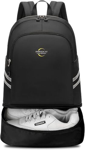 Women's Gym Backpack Small Gym Bag with Expandable Shoe Compartment Water Resistant Travel Backpack in Saudi Arabia