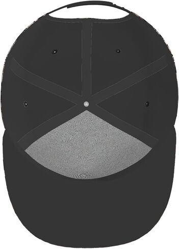 Skull Snapback Hat for Men Women, Skull Baseball Caps Adjustable Flat Brim Hip Hop Baseball Hats Unisex in Saudi Arabia