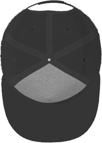 Skull Snapback Hat for Men Women, Skull Baseball Caps Adjustable Flat Brim Hip Hop Baseball Hats Unisex in Saudi Arabia