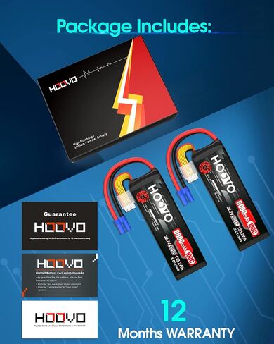 HOOVO 6S LiPo Battery 22.2V 6200mAh 120C with EC5 Plug Softcase RC Battery for RC Quadcopter Truck Boat Airplane Helicopter UAV Drone FPV in Saudi Arabia