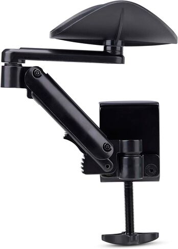 StarTech.com Under Desk Foot Rest - 18in x 14in - Adjustable Height and Angle - Foot Stool - Footrest for Desk - Office Foot Rest (FTRST1), Black in Saudi Arabia