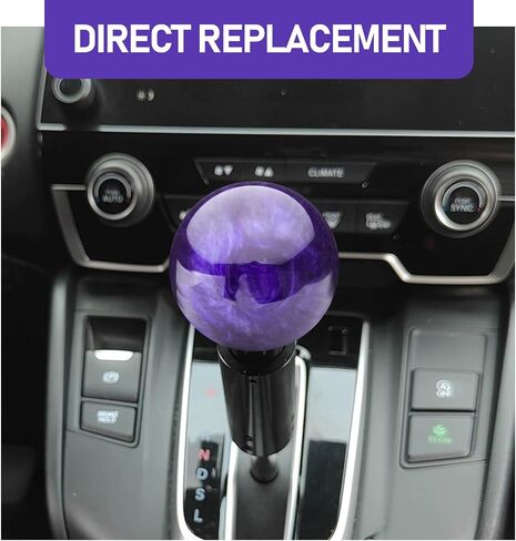 1 PC Automotive Modification Personalized Gearshift Head, Nebula Round Spherical Shift Knob, Automotive Manual or Electric Shift Knob, Universal for Most Cars (Blue) in Saudi Arabia