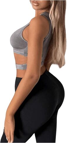 MakeMeChic Women's Cut Out One Shoulder Sleeveless Solid Camisole Shirt Y2K Crop Tank Tops in Saudi Arabia