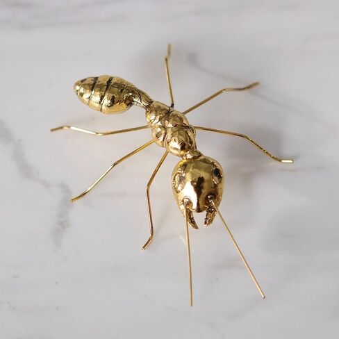 PRETYZOOM Figurine Home Decor Brass Decor Table Decor Mini Ant Statue Animal Paperweight Home Accents Decor Brass Feng Shui Statue Gold Trim Miniature Toy Alloy in Saudi Arabia