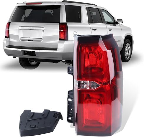 FEIDKS مجموعة المصابيح الخلفية الخلفية اليمنى الخارجية مع مصابيح متوافقة مع تشيفي تاهو سوبربان 2015-2020 مصباح فرامل LED جانب الركاب 84467059 GM2801264 in Kuwait