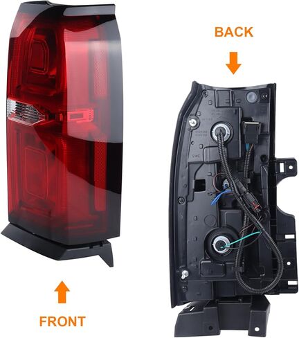 FEIDKS مجموعة المصابيح الخلفية الخلفية اليمنى الخارجية مع مصابيح متوافقة مع تشيفي تاهو سوبربان 2015-2020 مصباح فرامل LED جانب الركاب 84467059 GM2801264 in Kuwait