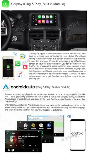 ASURE 7 inch Android 13 Car Stereo Radio for 2006-2010 Grand Cherokee,Jeep Wrangler,Dodge Ram 1500,Chrysler 300,8Core 4+64GB Car in-Dash GPS Navigation Unit with Wireless Carplay Android Auto in Saudi Arabia