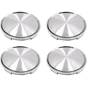 uxcell 4pcs 63mm Dia 4 Lugs Car Tyre Wheel Center Hub Caps Cover w Silver Tone Sticker