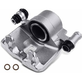 A-Premium Disc Brake Caliper Assembly Without Bracket Compatible with Select Honda and Isuzu Models - Passport 1994-1995, Amigo 1989-1994, Pickup 1988-1995, Rodeo 1991-1995, Trooper - Front Driver