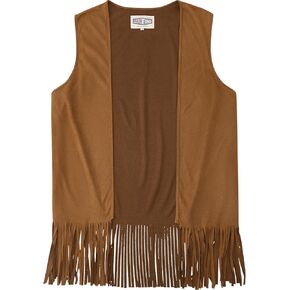 سترة Mainfini Hippie للرجال من إكسسوارات الستينيات والسبعينيات فقط سترة (M-XL)