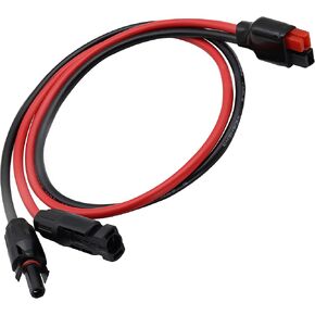 10AWG( M-C-4 )Connector to (an-der-Son )Female Power Solar Panel Cable Connector, Solar Connector to Ads Port Adapter for Goal Zero Yeti Portable Outdoor RV/Van Camping[60cm/2ft]