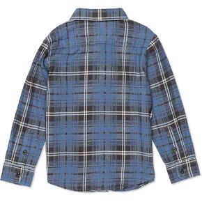 Volcom Little Boys Toddler Caden Plaid Long Sleeve Flannel Shirt