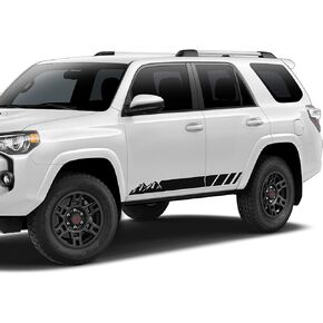 Decal Sticker Vinyl Side Mountain Stripe Kit Compatible with Toyota 4Runner 2009-2023 (304B)