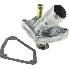 MotoRad 391-170 Thermostat - Nissan Frontier (05-20) Pathfinder (01-12) Xterra (05-13) 350Z (03-06) NV2500 (12-17) NV1500 (12-17), INFINITI G35 (03-07) FX35 (03-08) M35 (06-08) QX4 (01-03)