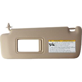 Toyota Highlander 2004-2007 Ivory Driver Side Sun Visor Genuine OEM OE