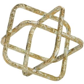 Metal Cube Sculpture Small