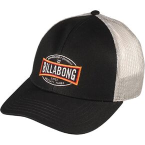 Billabong Men's All Day Adjustable Mesh Back Trucker Hat, Black