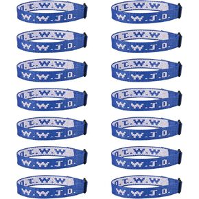 14PCS WWJD Christian Bracelet Pack for Women Men, WWJD Bracelets Bulk Christian Jesus Gifts Adjustable Wristbands - What Would Jesus Do Bracelet